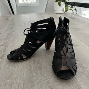 Lace-Up Heels